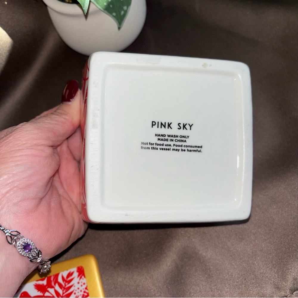 Monogrammed Decorative Trinket Box Ceramic - Picture 5 of 7